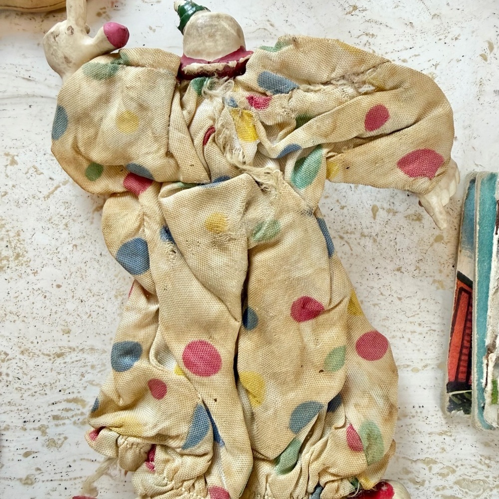Vintage Wooden & Cloth Mid Century Toy Lot – Nursery Decor / Cottagecore – As Is - Picture 11 of 13